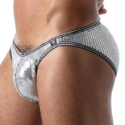 Bikini Star TOF PARIS TOF175A -Men Attitude Boutique Bikini tof TOF175A argent 4