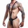 Body Cut4Men Blackleatherlike BL4CK07 -Men Attitude Boutique Body c4m BL4CK07 noir m