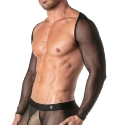 Bolero Mesh TOF PARIS TOF333N Noir -Men Attitude Boutique Bolero tof TOF333N noir 4