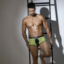 Boxer Cut4Men C4MRAV100 Vert -Men Attitude Boutique Boxer c4m C4MRAV100 vert a