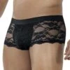 Cut4Men Noir en Dentelle Lacey – Boxer Masculin Audacieux et Confortable C4MRAV106 -Men Attitude Boutique Boxer c4m C4MRAV106 noir m