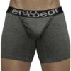 ErgoWear FEEL Modal Black - Long Leg Ergonomic Pouch Men's Boxer EW1031 -Men Attitude Boutique Boxer ergo EW1031 gris m