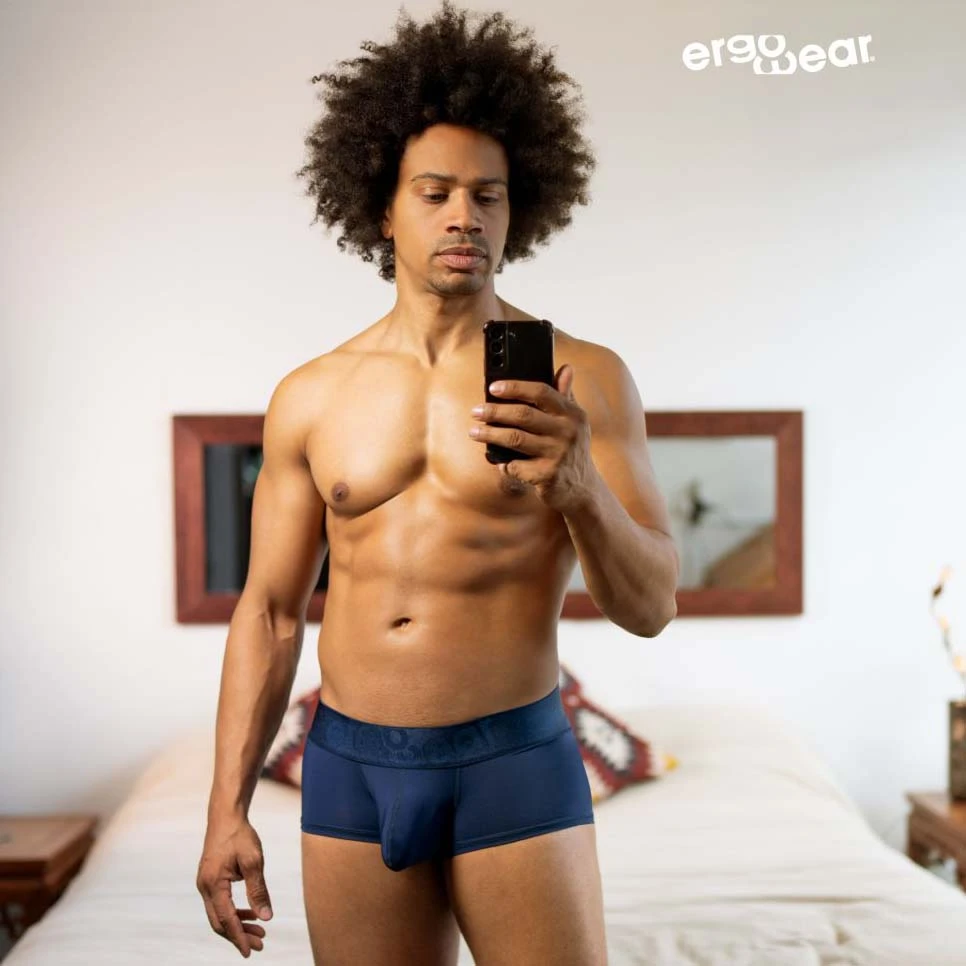 Boxer ErgoWear MAX BOLD EW1740 Bleu - Shorty Sportif Ergonomique en Microfibre 2 Boxer ErgoWear MAX BOLD EW1740 Bleu - Shorty Sportif Ergonomique en Microfibre – Image 2