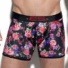 Boxer Es Collection Flowery UN252 -Men Attitude Boutique Boxer escollection UN252 noir m