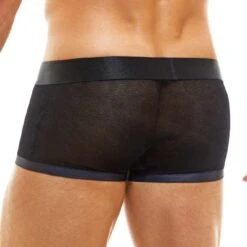 Modus Vivendi V.Fluid 10121 - Semi-Transparent Velvet-Touch Low Rise Boxer 7 Modus Vivendi V.Fluid 10121 - Semi-Transparent Velvet-Touch Low Rise Boxer -Men Attitude Boutique Boxer modus 10121 noir 3