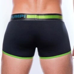Pump! Play 11093 Tanga Style Boxer – Contrast Pouch Soft Cotton Athletic Underwear -Men Attitude Boutique Boxer pump 11093 vert 3