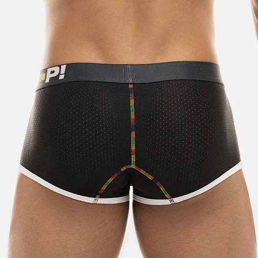 Boxer PUMP! Strength 11110 Pastel - Low-Rise Athletic Boxer with Multi-Color Stitching 3 Boxer PUMP! Strength 11110 Pastel - Low-Rise Athletic Boxer with Multi-Color Stitching â Image 3