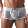 Boxer Star TOF PARIS TOF171A 7 Boxer Star TOF PARIS TOF171A -Men Attitude Boutique Boxer tof TOF171A argent m