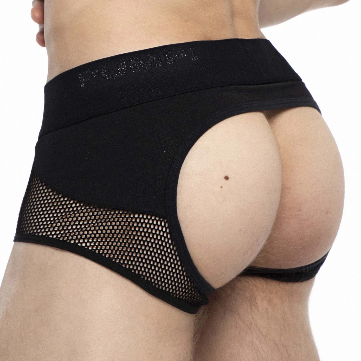 PUMP! Switch Access 15047 Noir – Black Mesh Empty Bottom Boxer Jockstrap 3 PUMP! Switch Access 15047 Noir – Black Mesh Empty Bottom Boxer Jockstrap – Image 3