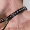 Collier Quriose Studboy CL02KAM 6 Collier Quriose Studboy CL02KAM -Men Attitude Boutique Collier quriose CL02KAM noir m