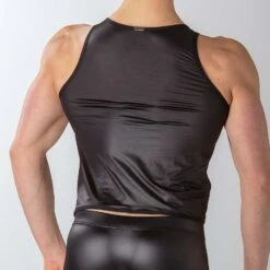 WOH Night Universe 463029 Noir – Débardeur Sexy Effet Cuir avec Laçage Corset 5 WOH Night Universe 463029 Noir – Débardeur Sexy Effet Cuir avec Laçage Corset -Men Attitude Boutique Debardeur woh 463029 noir 3