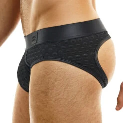 Empty Bottom Modus Vivendi Embossed Dot 05313 -Men Attitude Boutique EmptyBottom modus 05313 noir 3