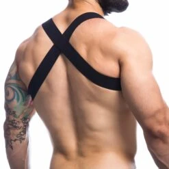 Harnais Cut4Men H4RNESS02 Noir – Harness Élastique Dos Croisé Sexy pour Homme 5 Harnais Cut4Men H4RNESS02 Noir – Harness Élastique Dos Croisé Sexy pour Homme -Men Attitude Boutique Harnais c4m H4RNESS02 noir 3
