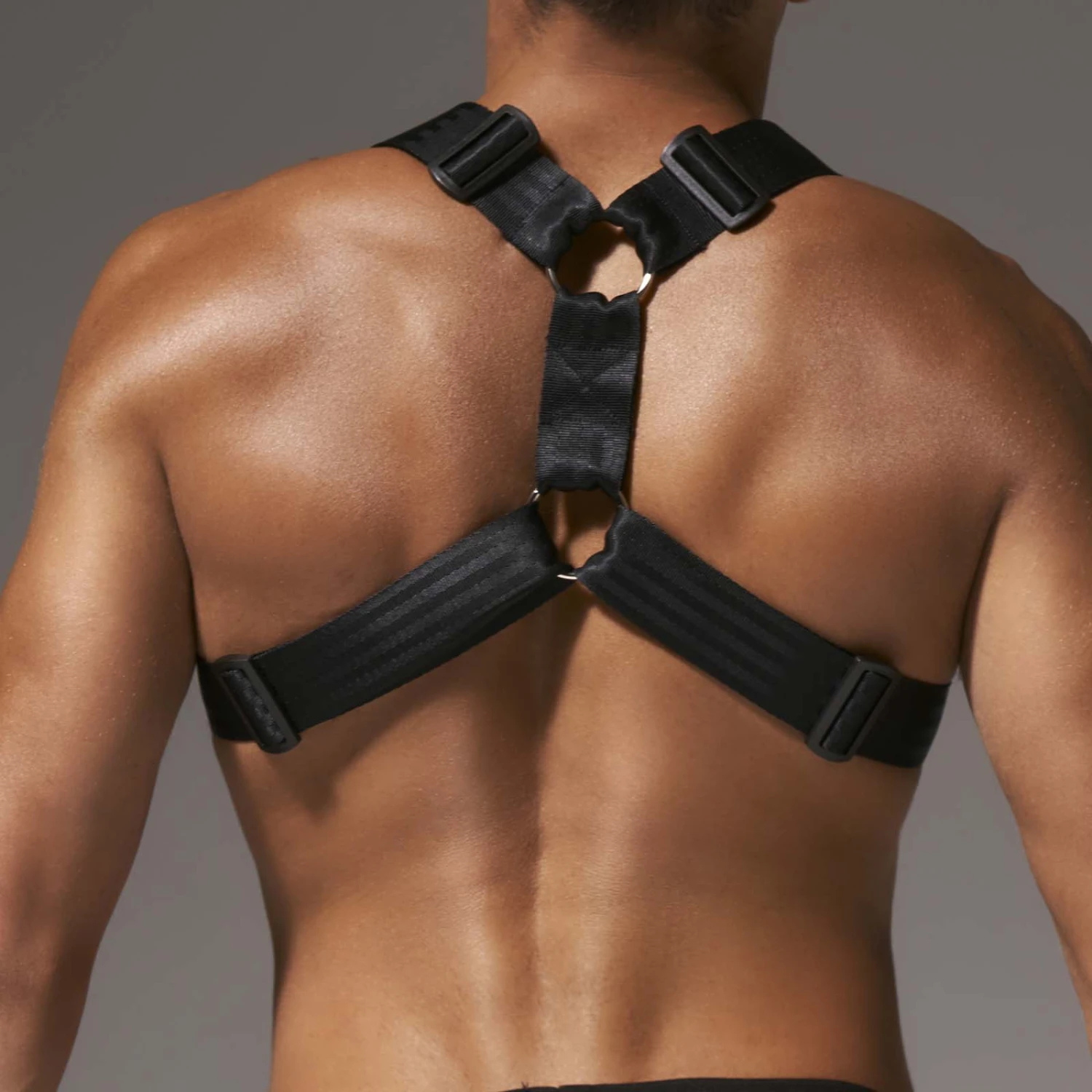 Harnais Double GAYPLAY Noir – Accessoire Fetish à Sangles Ajustables et Anneaux Métalliques 2 Harnais Double GAYPLAY Noir – Accessoire Fetish à Sangles Ajustables et Anneaux Métalliques – Image 2