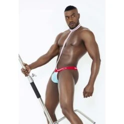 Harnais PPÜ 2302 Turquoise 5 Harnais PPÜ 2302 Turquoise -Men Attitude Boutique Harnais ppu 2302 turquoise a 1