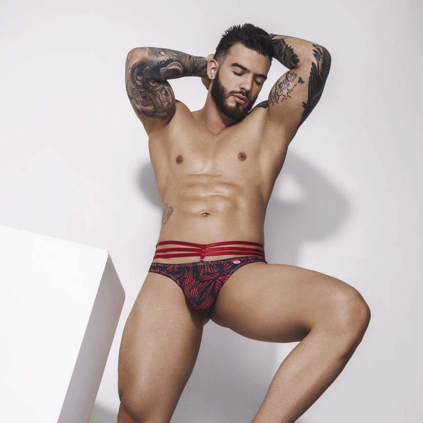 Pikante Fiery PIK1080 Jock Strap - Adjustable Straps Sexy Microfiber Underwear 2 Pikante Fiery PIK1080 Jock Strap - Adjustable Straps Sexy Microfiber Underwear â Image 2