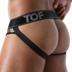TOF PARIS Star Orange Glitter Jock Strap – Low-Rise Sexy Athletic Supporter 5 TOF PARIS Star Orange Glitter Jock Strap – Low-Rise Sexy Athletic Supporter -Men Attitude Boutique Jockstrap tof TOF173O or 3