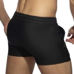 Short AD Fetish Rub Tape Sports ADF140 -Men Attitude Boutique Short adfetish ADF140 noir 3