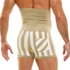 Modus Vivendi L.A Prayer 08122 Black Convertible Short - Wide Waistband Designer Lounge Wear -Men Attitude Boutique Short modus 08122 raye 3