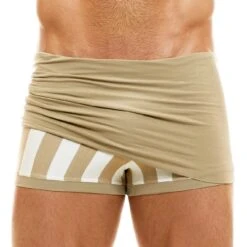 Modus Vivendi L.A Prayer 08122 Black Convertible Short - Wide Waistband Designer Lounge Wear -Men Attitude Boutique Short modus 08122 raye 5