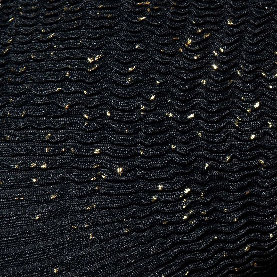 Shorty ES Collection Gold Glitter UN618 Noir 5 Shorty ES Collection Gold Glitter UN618 Noir â Image 5