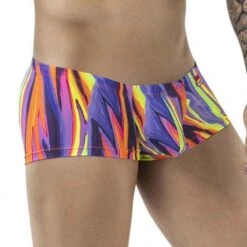 Shorty Pikante Abstract PIK1828 Violet -Men Attitude Boutique Shorty pik PIK1828 violet 4