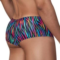 Shorty Xtremen Disco Zebra 91147 -Men Attitude Boutique Shorty xtremen 91147 noir 3