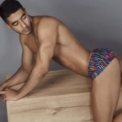 Shorty Xtremen Disco Zebra 91147 -Men Attitude Boutique Shorty xtremen 91147 noir a