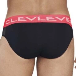 Slip Clever Trend 0364 – Imprimé Géométrique Noir et Blanc – Coupe Classique Ergonomique -Men Attitude Boutique Slip clever 0364 noir 3