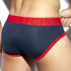 Slip ES Collection Second Skin UN422 -Men Attitude Boutique Slip esco UN422 bleu 3