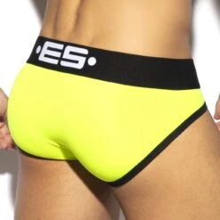 Slip ES Collection Sportive UN493 -Men Attitude Boutique Slip esco UN493 jaune 3
