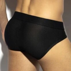 Slip ES Collection Bee Nest UN564 Noir -Men Attitude Boutique Slip esco UN564 noir 3 1