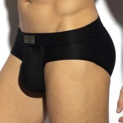 Slip ES Collection Bee Nest UN564 Noir -Men Attitude Boutique Slip esco UN564 noir 4 1