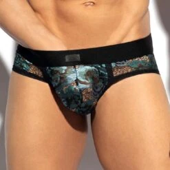 Slip ES Collection Botanic Garden UN632 Noir