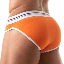 Slip French TOF PARIS TOF162O -Men Attitude Boutique Slip tof TOF162O orange 3