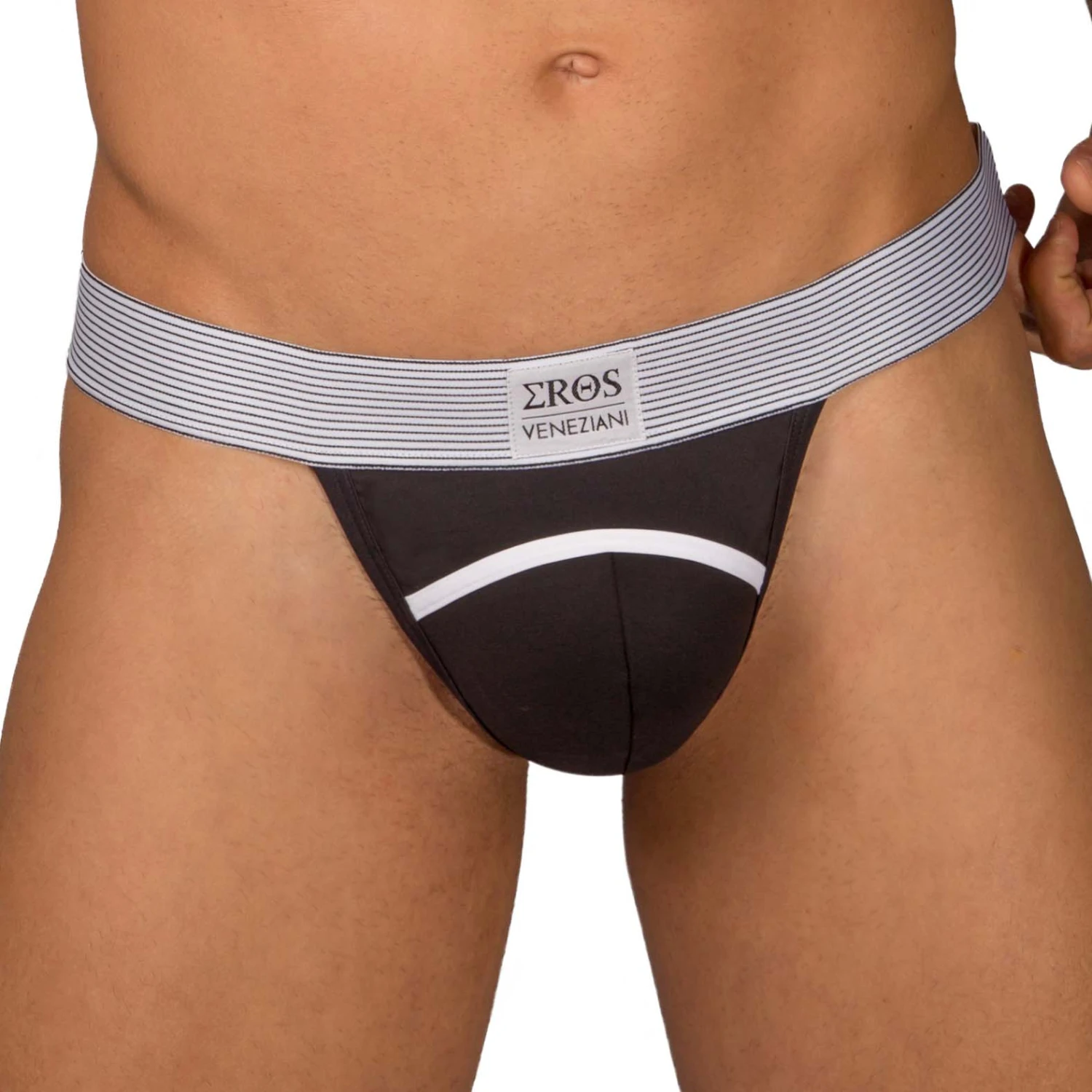 Eros Veneziani CB109 Men's String – Discrete Microfiber G-String with Branded Waistband 1 Eros Veneziani CB109 Men's String – Discrete Microfiber G-String with Branded Waistband