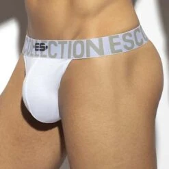 String ES Collection 7 Days 7 Colors UN490 -Men Attitude Boutique String esco UN490 blanc 4