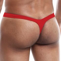 String Joe Snyder IFT02 Infinity Rouge - Sous-vêtement Homme Sexy avec Ouverture Frontale -Men Attitude Boutique String joe IFT02 rouge 3