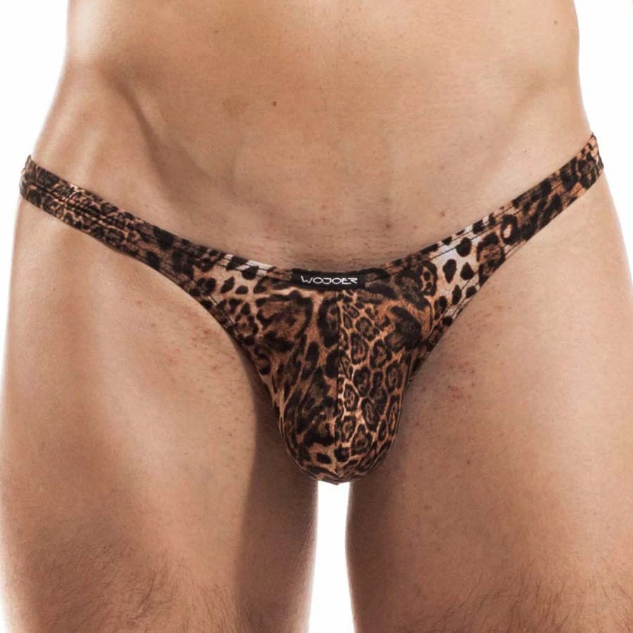 Wojoer String Brauner Leo SP3B15 – Imprimé Léopard Marron Confort Premium 1 Wojoer String Brauner Leo SP3B15 – Imprimé Léopard Marron Confort Premium