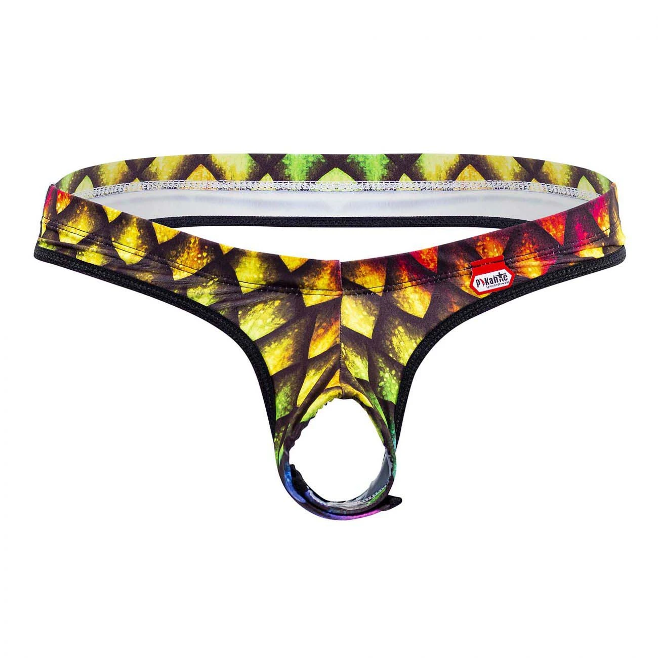 Pikante Rainbow PIK0831 String Sans Ficelle – Sous-vêtement Masculin Sexy Arc-en-ciel 4 Pikante Rainbow PIK0831 String Sans Ficelle – Sous-vêtement Masculin Sexy Arc-en-ciel – Image 4