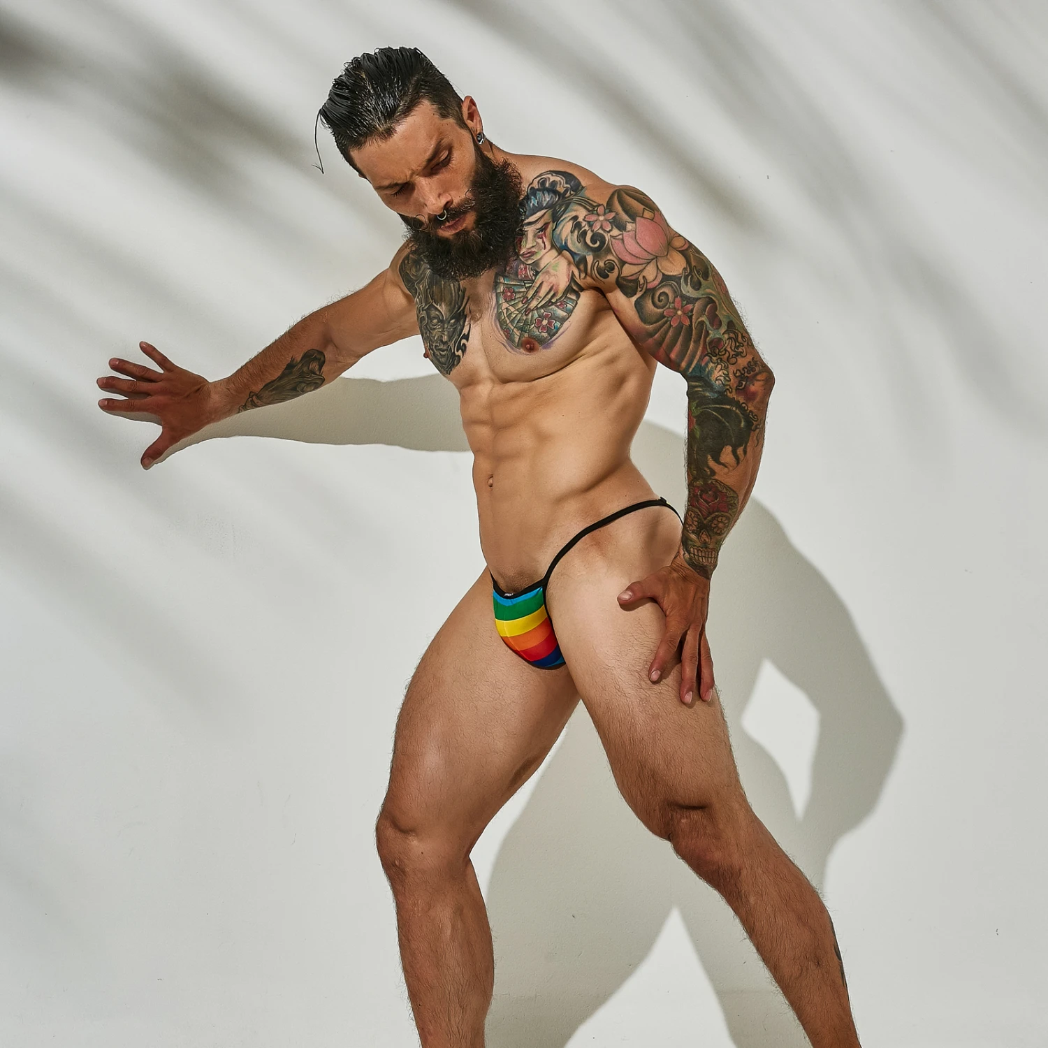 Tanga Cut4Men Rainbow C4M12 2 Tanga Cut4Men Rainbow C4M12 – Image 2