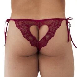 Tanga Candyman Lace Heart 99579 -Men Attitude Boutique Tanga candy 99579 bordeau 3