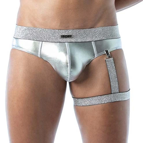 TOF Paris TOF279A Adjustable Thigh & Neck Harness – Sexy Masculine Garter Accessory 1 TOF Paris TOF279A Adjustable Thigh & Neck Harness – Sexy Masculine Garter Accessory