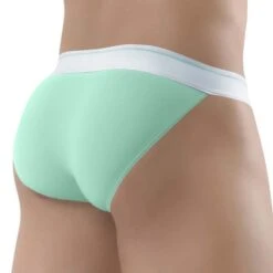 ErgoWear MAX SE EW1312 Microfiber Bikini – Ergonomic Pouch Men's Low Rise Underwear -Men Attitude Boutique bikini ergo EW1312 vert 3
