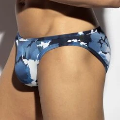 ES Collection Bleu avec Technologie Molded – Slip Swiss Cow UN619 Sans Couture 7 ES Collection Bleu avec Technologie Molded – Slip Swiss Cow UN619 Sans Couture -Men Attitude Boutique bikini esco un619 bleu 4