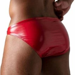 Bikini Vinyl TOF PARIS TOF182R -Men Attitude Boutique bikini tof TOF182R rouge 3
