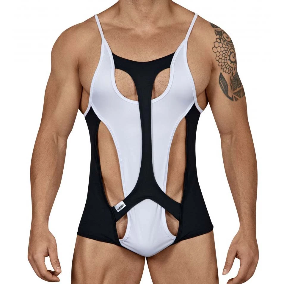 Candyman 99432 Men's Sensual Body – Black Adjustable Strap Sexy Bodysuit 1 Candyman 99432 Men's Sensual Body – Black Adjustable Strap Sexy Bodysuit