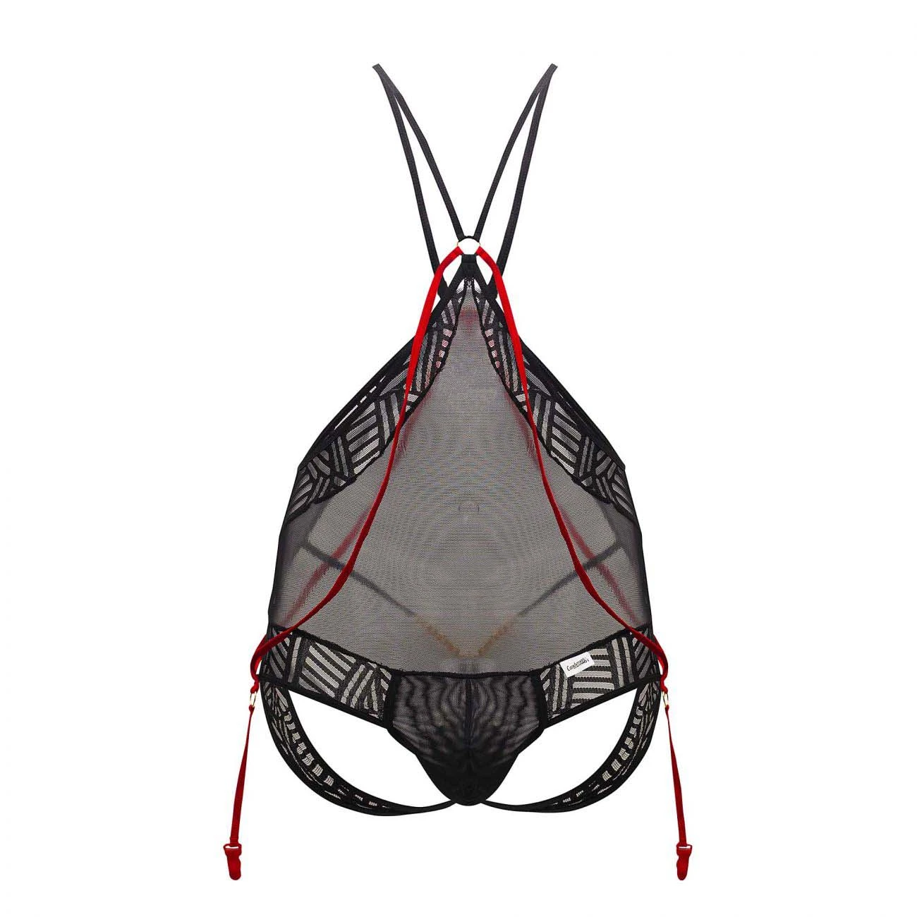 Candyman 99585 Black Sheer Mesh and Lace Bodysuit – Ultra Sexy Minimal Coverage Teddy 5 Candyman 99585 Black Sheer Mesh and Lace Bodysuit – Ultra Sexy Minimal Coverage Teddy – Image 5