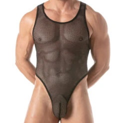 Body Circuit Résille TOF PARIS TOF452N Noir