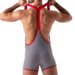 Body Stripes TOF PARIS TOF104R -Men Attitude Boutique body tof tof104r rouge 3